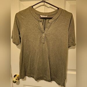 Denver Hayes Khaki Short Sleeve Shirt